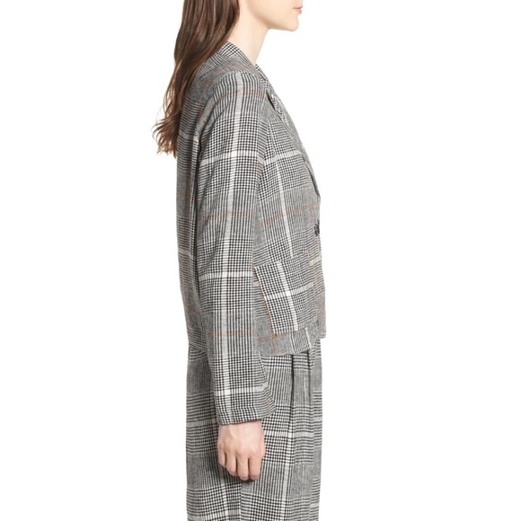 BP Plaid Linen Blend Blazer - Picture 2 of 6